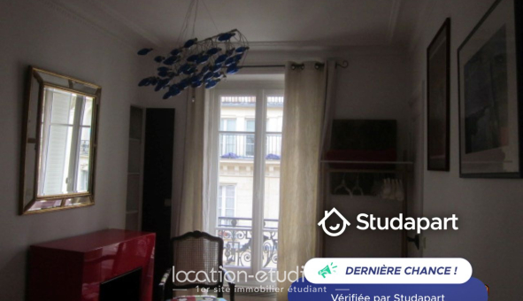 Colocation étudiante Studio &agrave; Paris 02ème arrondissement (75002)