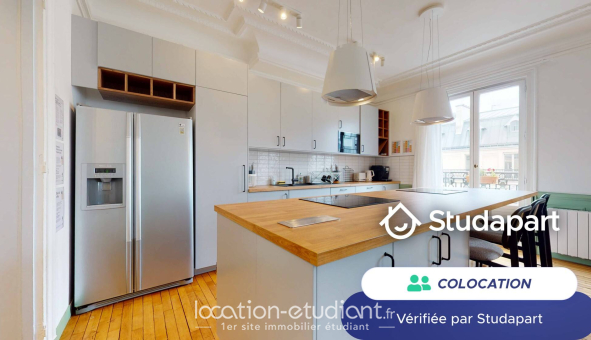 Colocation étudiante Studio &agrave; Paris 02ème arrondissement (75002)