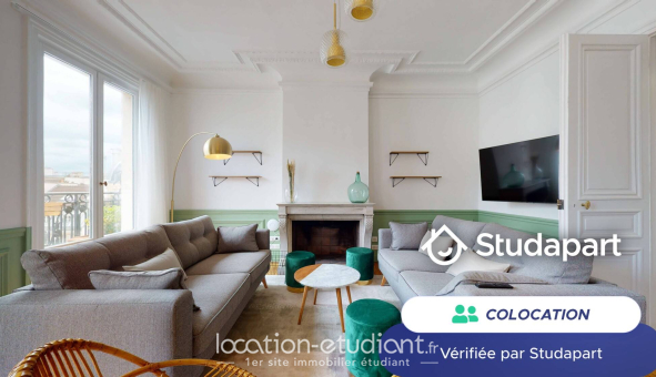 Colocation étudiante Studio &agrave; Paris 02ème arrondissement (75002)