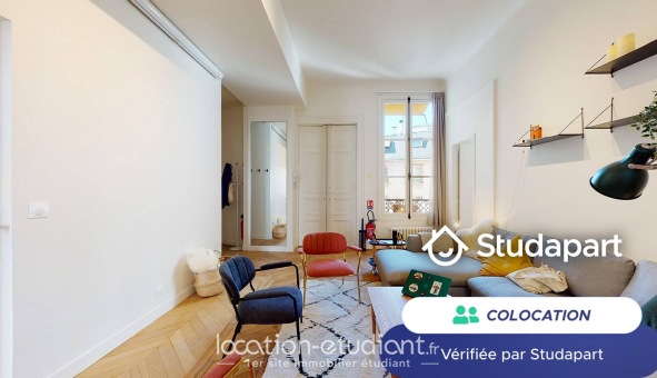 Colocation étudiante Studio &agrave; Paris 09ème arrondissement (75009)