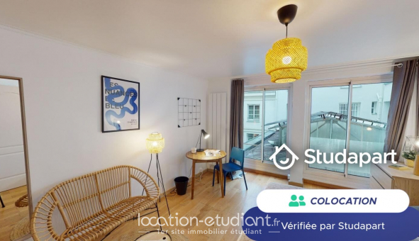 Colocation tudiante T1 à Paris 09me arrondissement (75009)