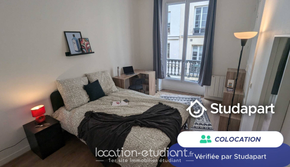 Colocation étudiante Studio &agrave; Paris 10ème arrondissement (75010)