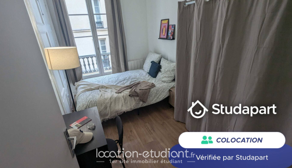 Colocation étudiante Studio &agrave; Paris 10ème arrondissement (75010)