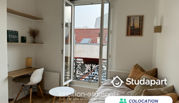 Colocation étudiante Studio &agrave; Paris 11ème arrondissement (75011)