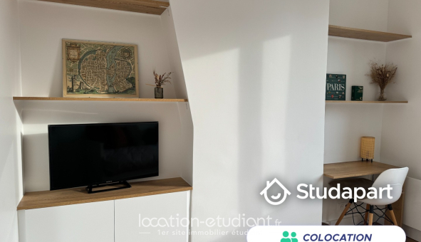 Colocation étudiante Studio &agrave; Paris 11ème arrondissement (75011)