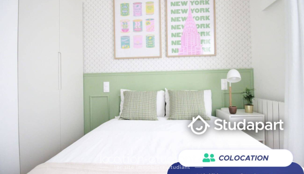 Colocation étudiante Studio &agrave; Paris 11ème arrondissement (75011)