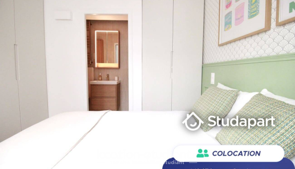Colocation étudiante Studio &agrave; Paris 11ème arrondissement (75011)