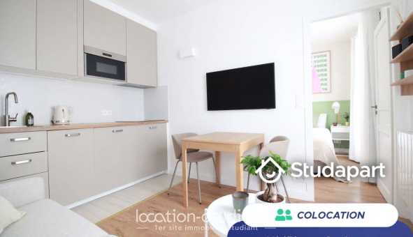 Colocation étudiante Studio &agrave; Paris 11ème arrondissement (75011)