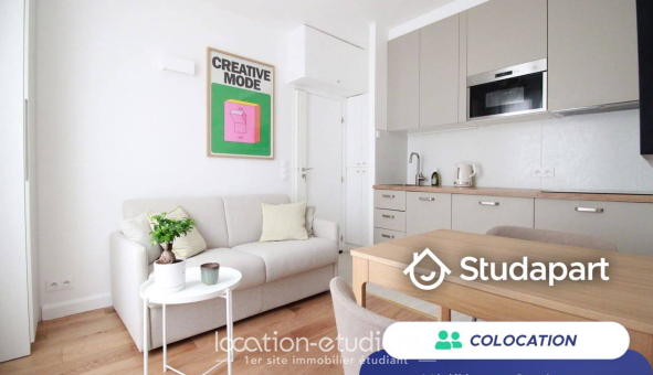 Colocation étudiante Studio &agrave; Paris 11ème arrondissement (75011)