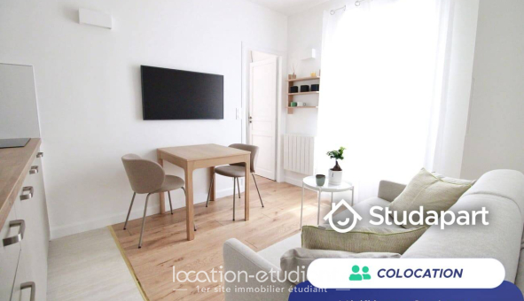 Colocation étudiante Studio &agrave; Paris 11ème arrondissement (75011)