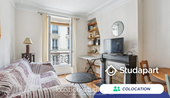 Colocation étudiante Studio &agrave; Paris 13ème arrondissement (75013)