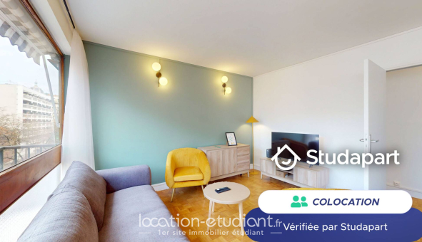 Colocation étudiante Studio &agrave; Paris 13ème arrondissement (75013)