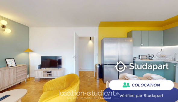 Colocation étudiante Studio &agrave; Paris 13ème arrondissement (75013)