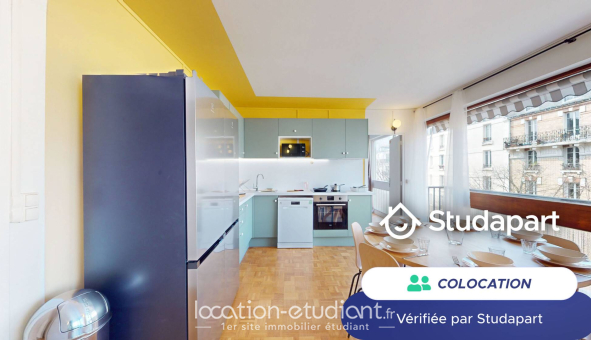 Colocation étudiante Studio &agrave; Paris 13ème arrondissement (75013)