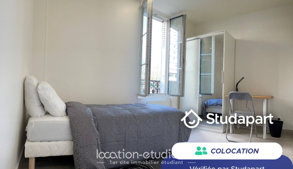 Colocation étudiante Studio &agrave; Paris 13ème arrondissement (75013)