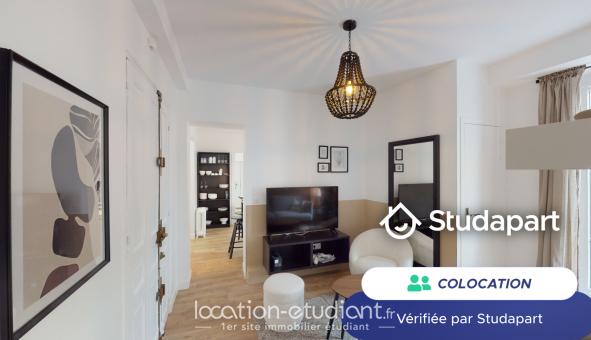 Colocation étudiante Studio &agrave; Paris 14ème arrondissement (75014)