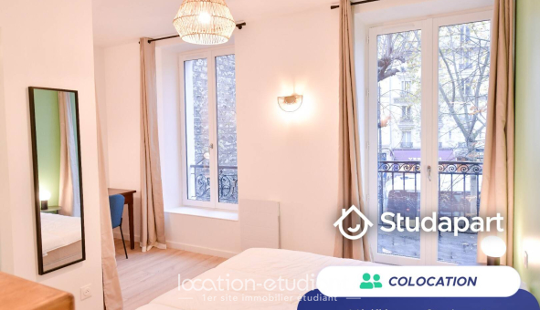 Colocation étudiante Studio &agrave; Paris 14ème arrondissement (75014)