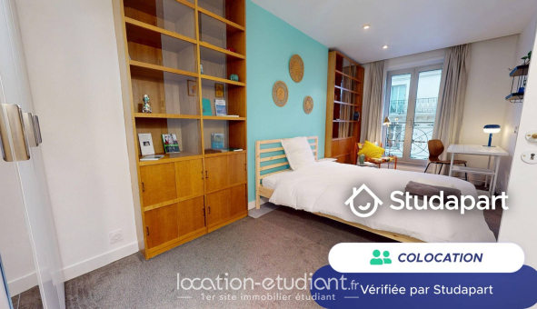 Colocation étudiante Studio &agrave; Paris 14ème arrondissement (75014)