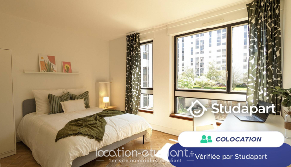Colocation étudiante Studio &agrave; Paris 15ème arrondissement (75015)