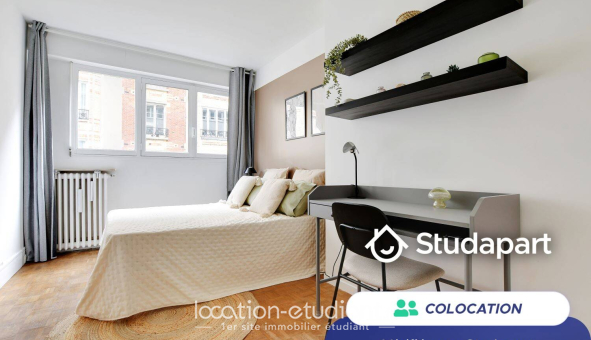 Colocation étudiante Studio &agrave; Paris 15ème arrondissement (75015)