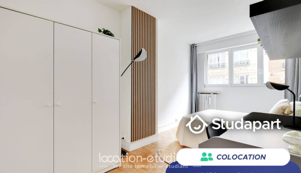 Colocation étudiante Studio &agrave; Paris 15ème arrondissement (75015)
