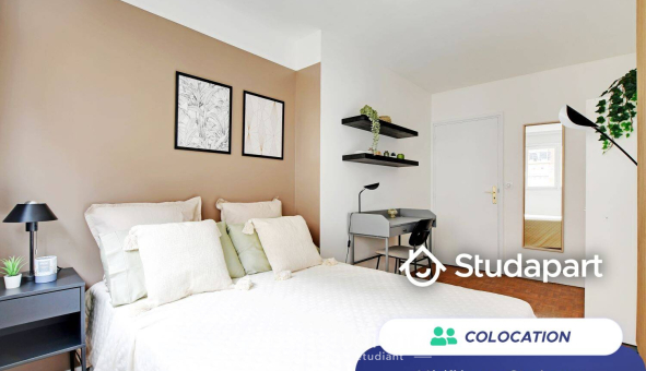 Colocation étudiante Studio &agrave; Paris 15ème arrondissement (75015)