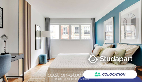 Colocation étudiante Studio &agrave; Paris 15ème arrondissement (75015)