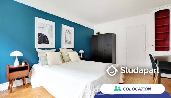 Colocation étudiante Studio &agrave; Paris 15ème arrondissement (75015)