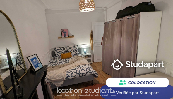 Colocation étudiante Studio &agrave; Paris 15ème arrondissement (75015)