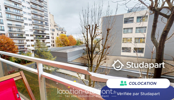 Colocation étudiante Studio &agrave; Paris 15ème arrondissement (75015)