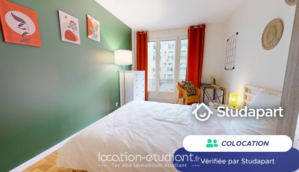Colocation étudiante Studio &agrave; Paris 15ème arrondissement (75015)