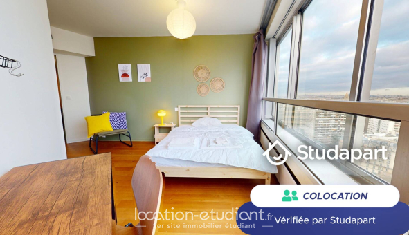 Colocation étudiante Studio &agrave; Paris 15ème arrondissement (75015)