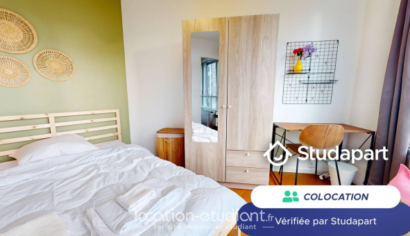 Colocation étudiante Studio &agrave; Paris 15ème arrondissement (75015)