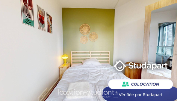 Colocation étudiante Studio &agrave; Paris 15ème arrondissement (75015)
