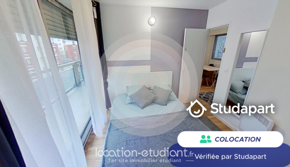 Colocation étudiante Studio &agrave; Paris 16ème arrondissement (75016)