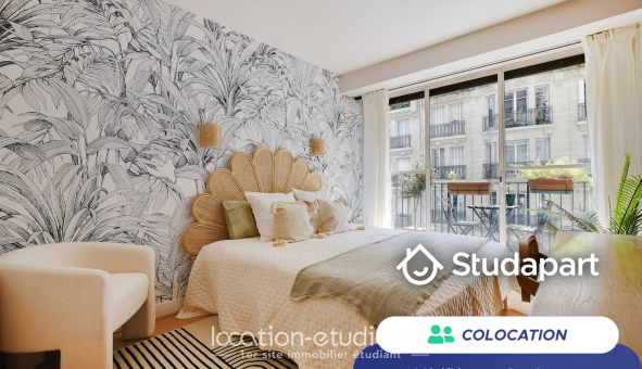 Colocation étudiante Studio &agrave; Paris 16ème arrondissement (75016)