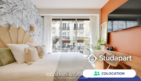 Colocation étudiante Studio &agrave; Paris 16ème arrondissement (75016)
