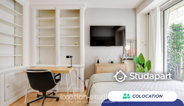 Colocation étudiante Studio &agrave; Paris 16ème arrondissement (75016)