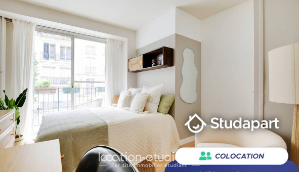 Colocation étudiante Studio &agrave; Paris 16ème arrondissement (75016)