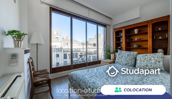 Colocation étudiante Studio &agrave; Paris 16ème arrondissement (75016)