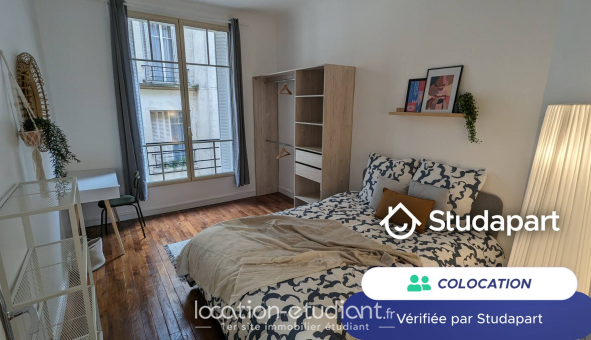 Colocation étudiante Studio &agrave; Paris 16ème arrondissement (75016)