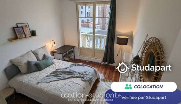 Colocation étudiante Studio &agrave; Paris 16ème arrondissement (75016)