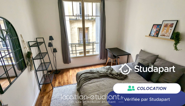 Colocation étudiante Studio &agrave; Paris 16ème arrondissement (75016)