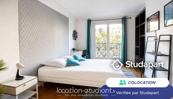 Colocation étudiante T4 &agrave; Paris 16ème arrondissement (75016)