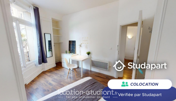Colocation tudiante T1 à Paris 16me arrondissement (75016)
