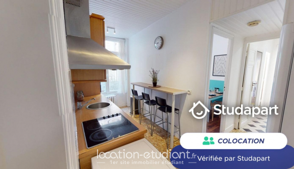 Colocation tudiante T1 à Paris 16me arrondissement (75016)