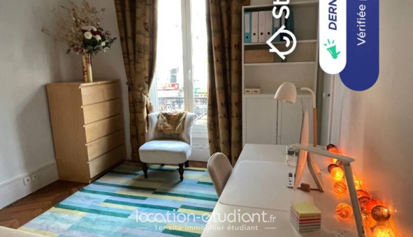 Colocation étudiante Studio &agrave; Paris 17ème arrondissement (75017)