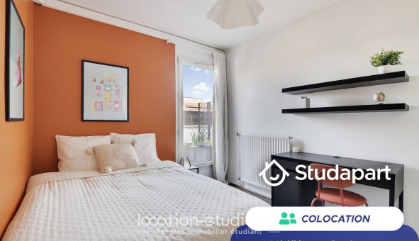Colocation étudiante Studio &agrave; Paris 17ème arrondissement (75017)