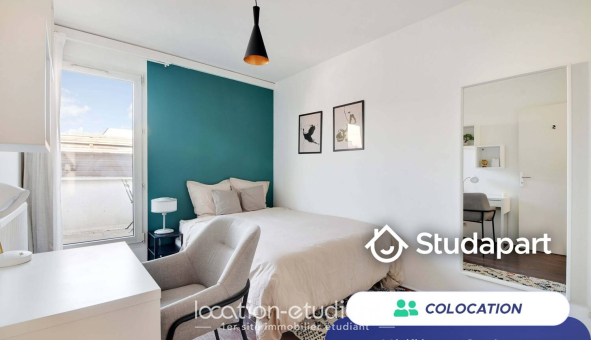 Colocation étudiante Studio &agrave; Paris 17ème arrondissement (75017)
