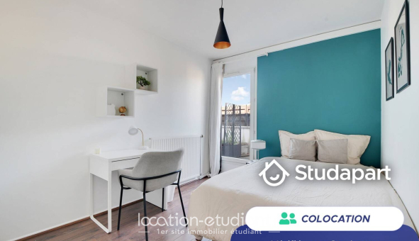 Colocation étudiante Studio &agrave; Paris 17ème arrondissement (75017)